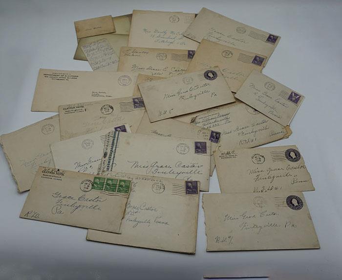 Lot of 1940\'s Correspondence Handwritten Letters Pittsburgh Pennsylvania