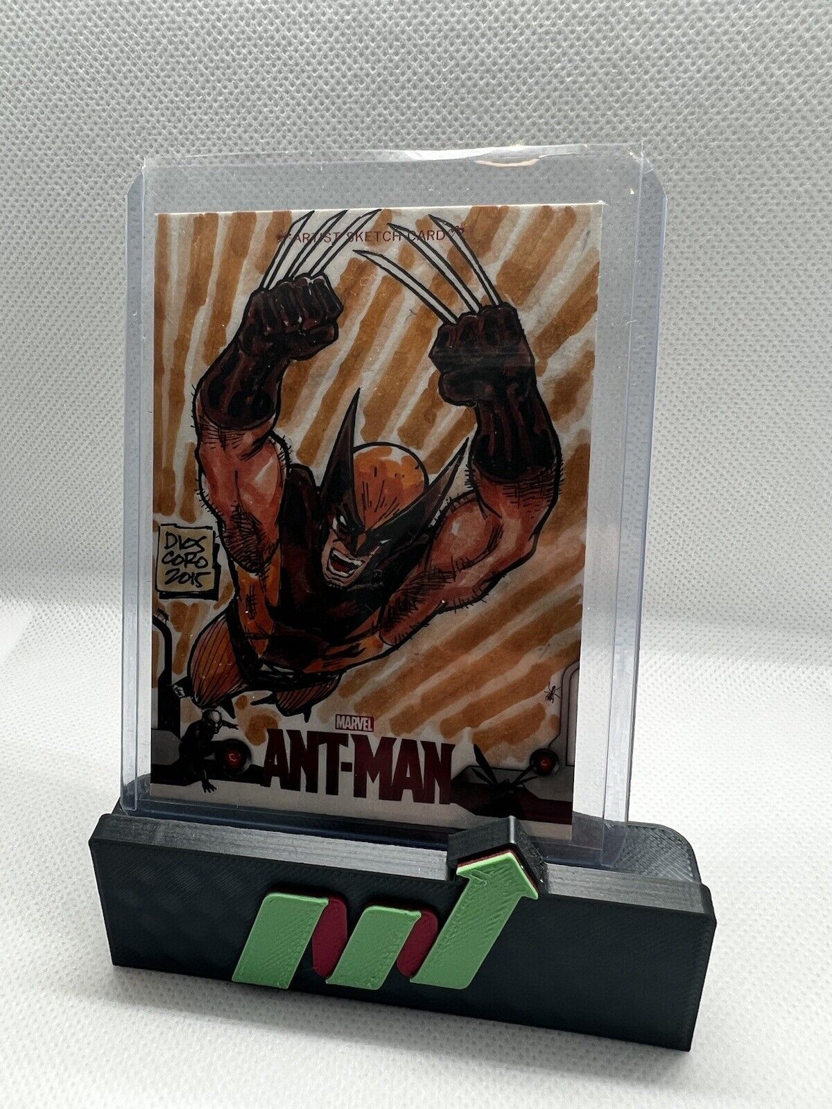 2015 UPPER DECK ANT-MAN SKETCH CARD - WOLVERINE by DIOS CORO 1/1