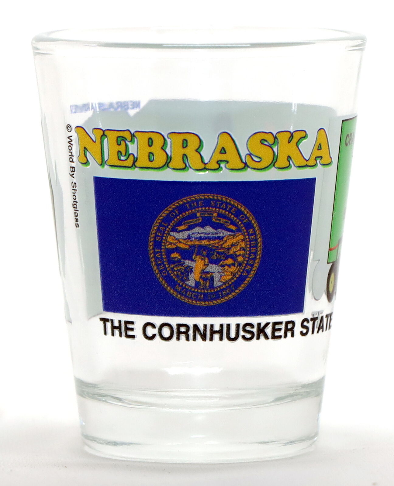 NEBRASKA CORNHUSKER STATE ALL-AMERICAN COLLECTION SHOT GLASS SHOTGLASS