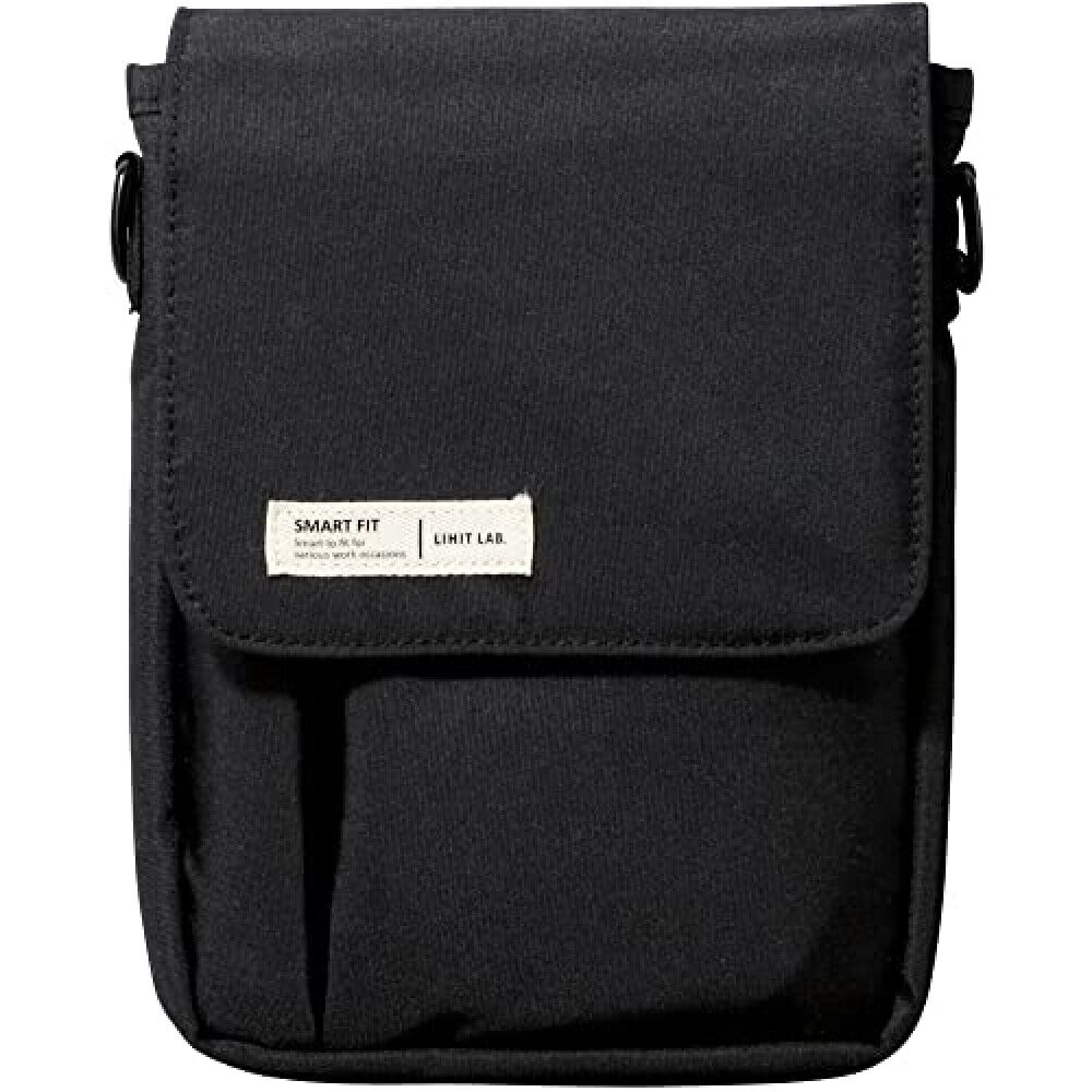 LIHIT LAB. SMART FIT Carrying Pouch A6 Black A7574-24 Japan New