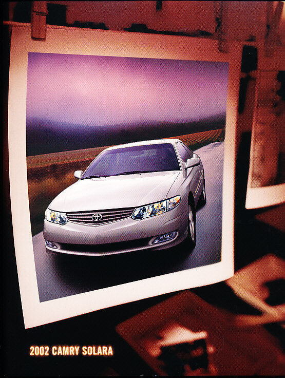 2002 Toyota Camry Solara 10-page Original Sales Brochure