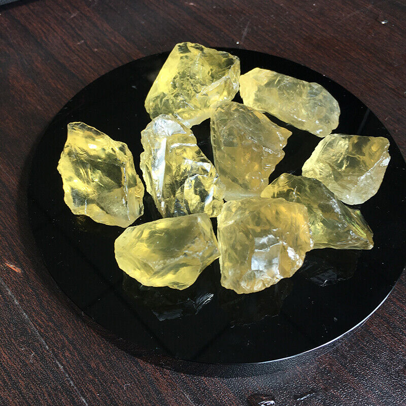 100g 0.22 lb Natural Raw Rough Yellow Citrine Crystal Stone Crystal ELH