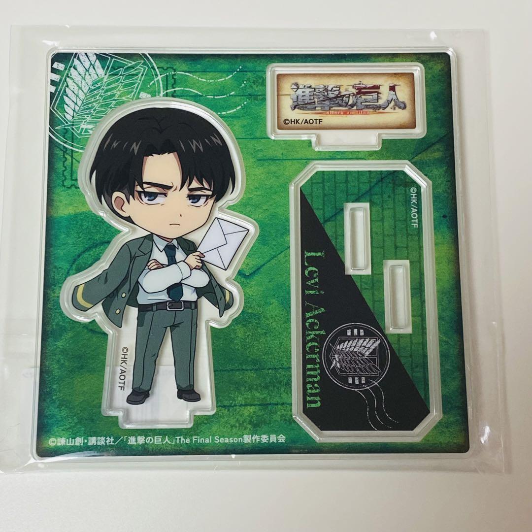 Attack On Titan 10Th Anniversary Post Office Collaboration Acrylic Stand Levi