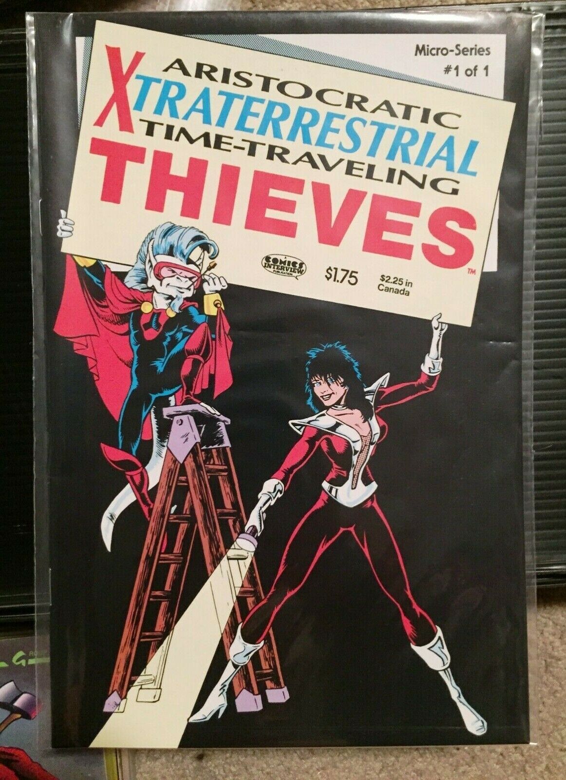 ARISTOCRATIC XTRATERRESTRIAL TIME-TRAVELING THIEVES #1 (1st appearance) 1986