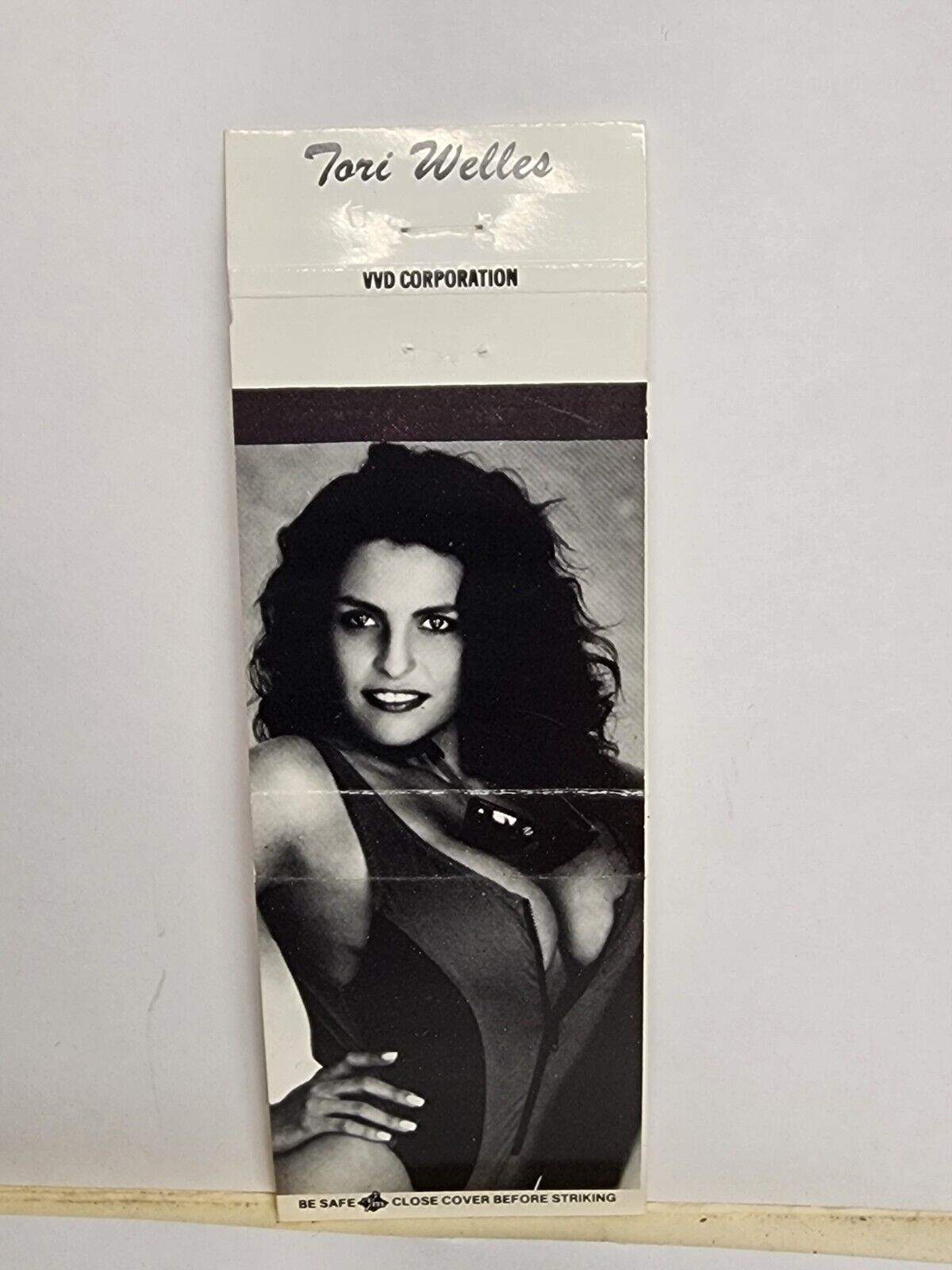 Vintage Matchbook Cover - TORI WELLES 900 Porn Star Adult Video Actress
