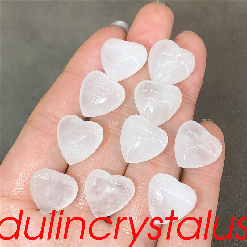 Top Wholesale Mixed Natural Mini Heart Skull Quartz Crystal Pendant 15*8mm Gem