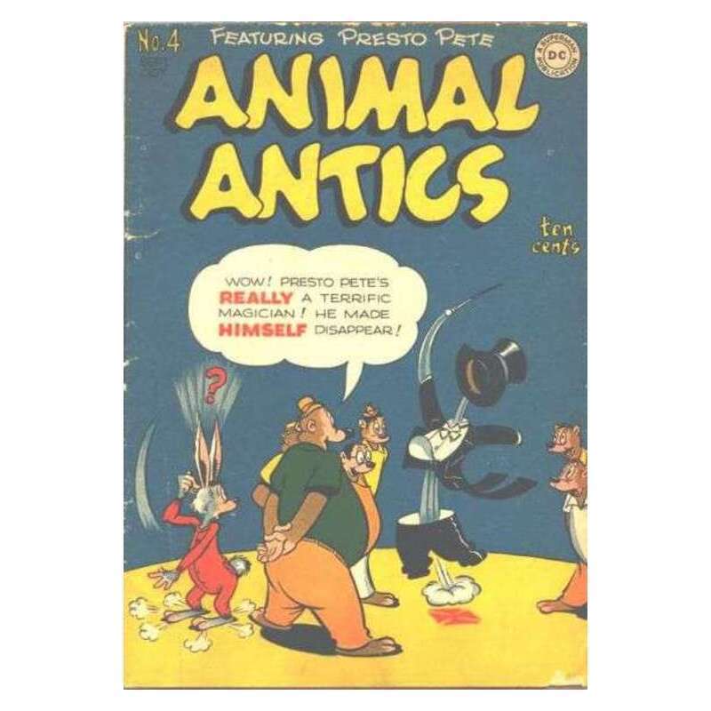 Animal Antics #4 in Fine minus condition. DC comics [n@
