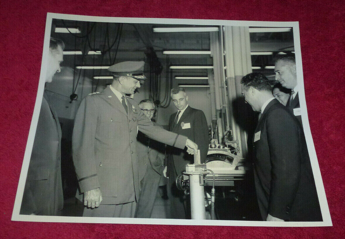 1960s Curtiss-Wright Corporation US Air Force Tour Photo Airfoil Heat Test Pipe?