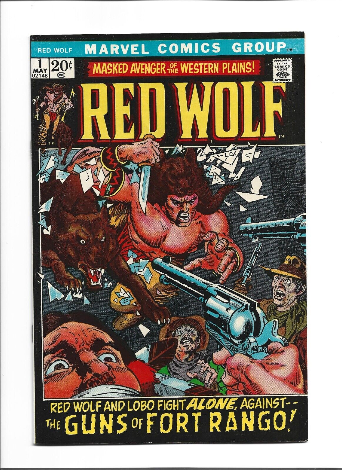 Red Wolf #1 (May 1972, Marvel) VF+ (9.0) Gil Kane/Marie Severin Cover Art 