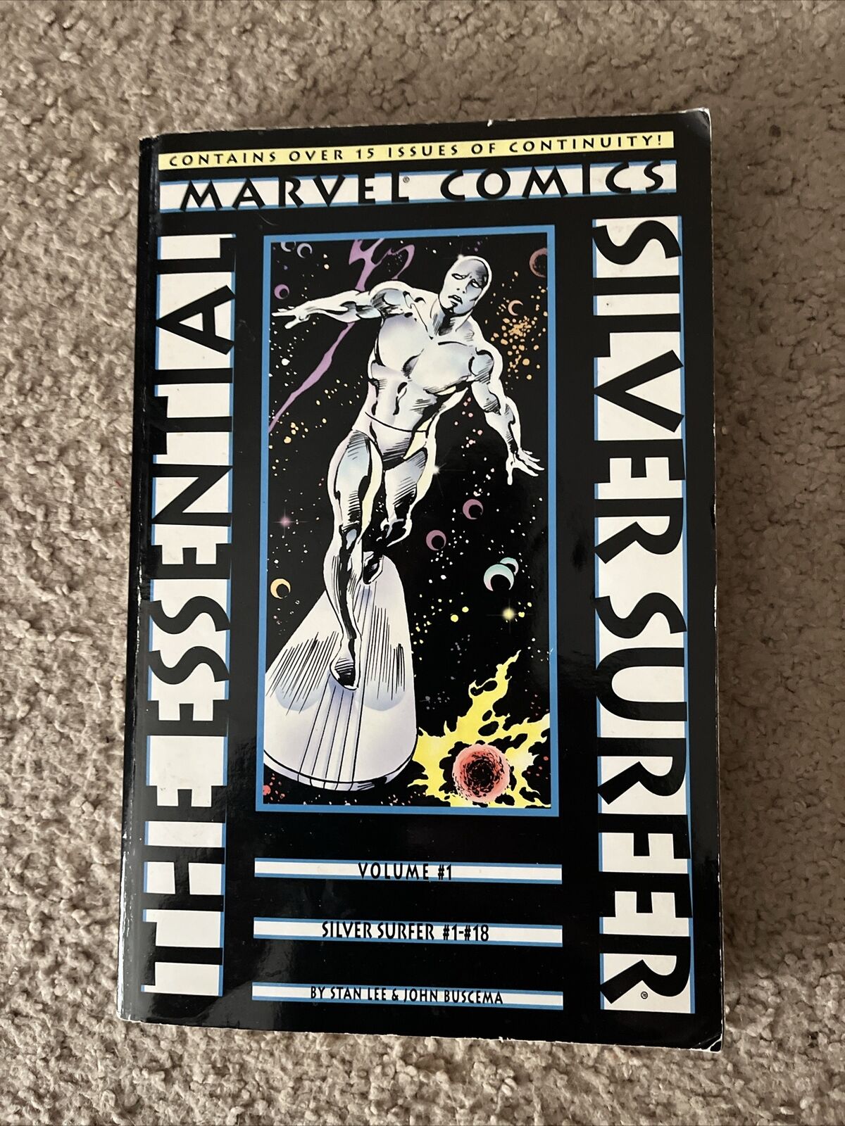 The ESSENTIAL SILVER SURFER Marvel Comics Trade Paperback 1998 OOP