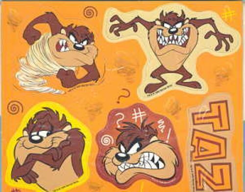TAZ Tasmanian Devil Looney Tunes Set of 5 Magnets