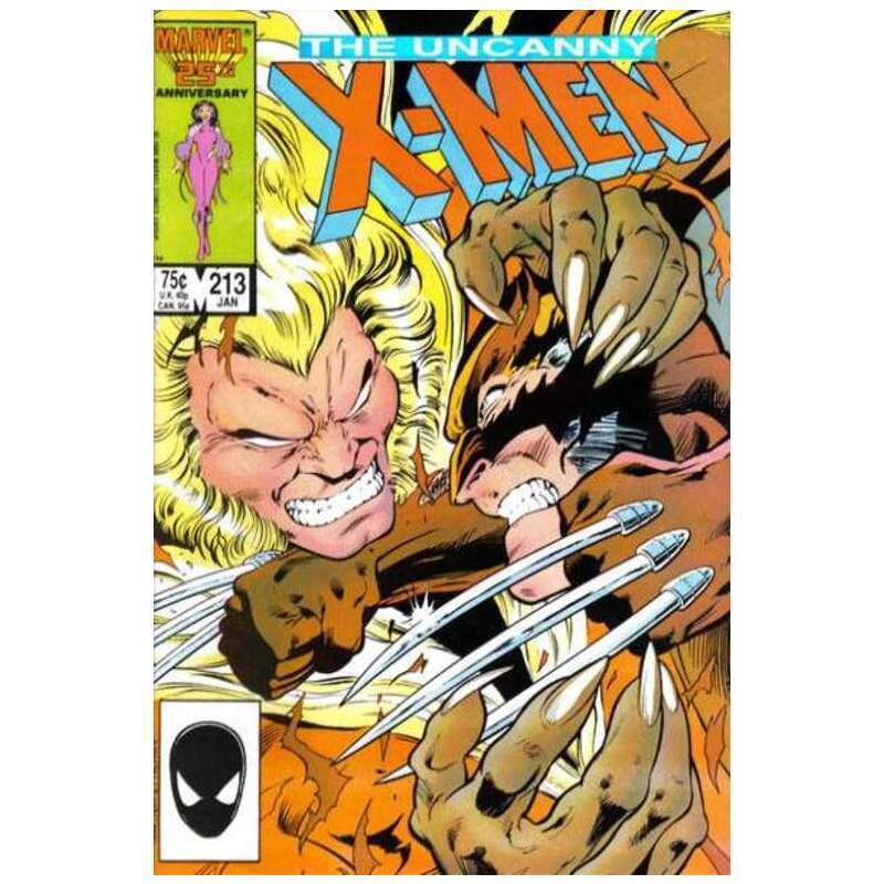 Uncanny X-Men (1981 series) #213 in Very Fine minus condition. Marvel comics [l]
