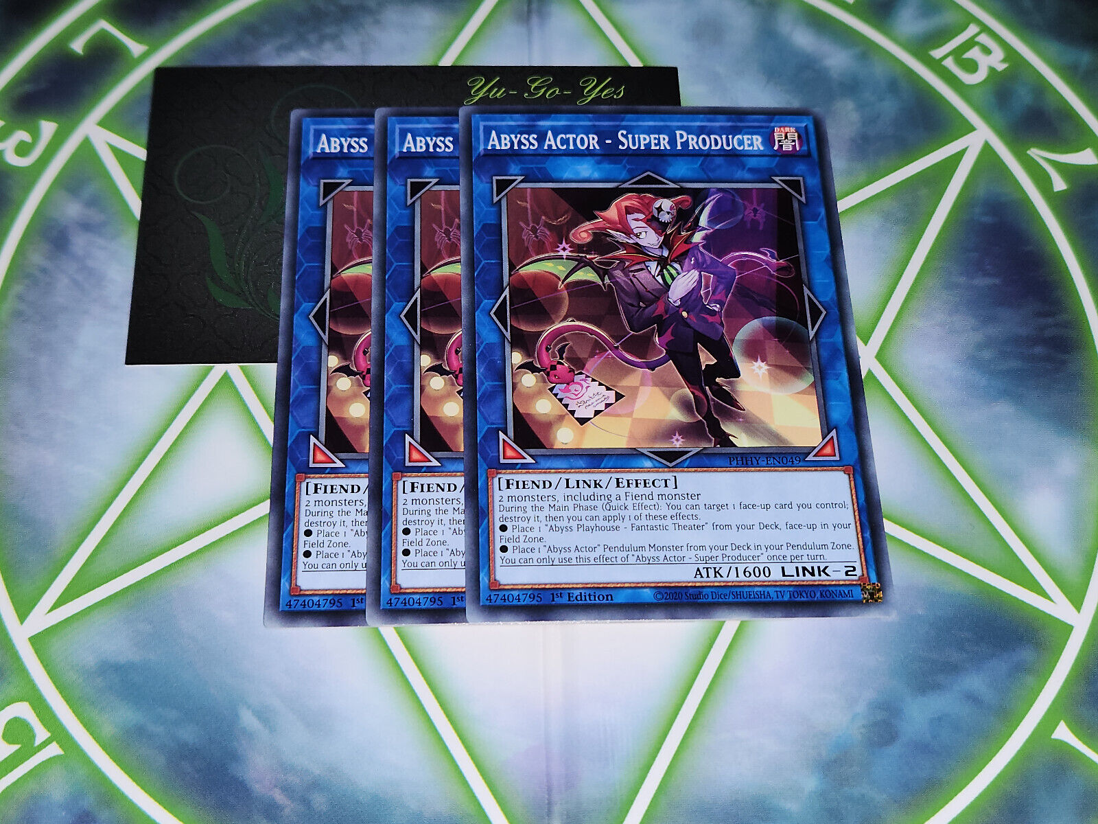 PHHY-EN049 Abyss Actor - Super Producer Single/Playset 1st Edition YuGiOh Cards