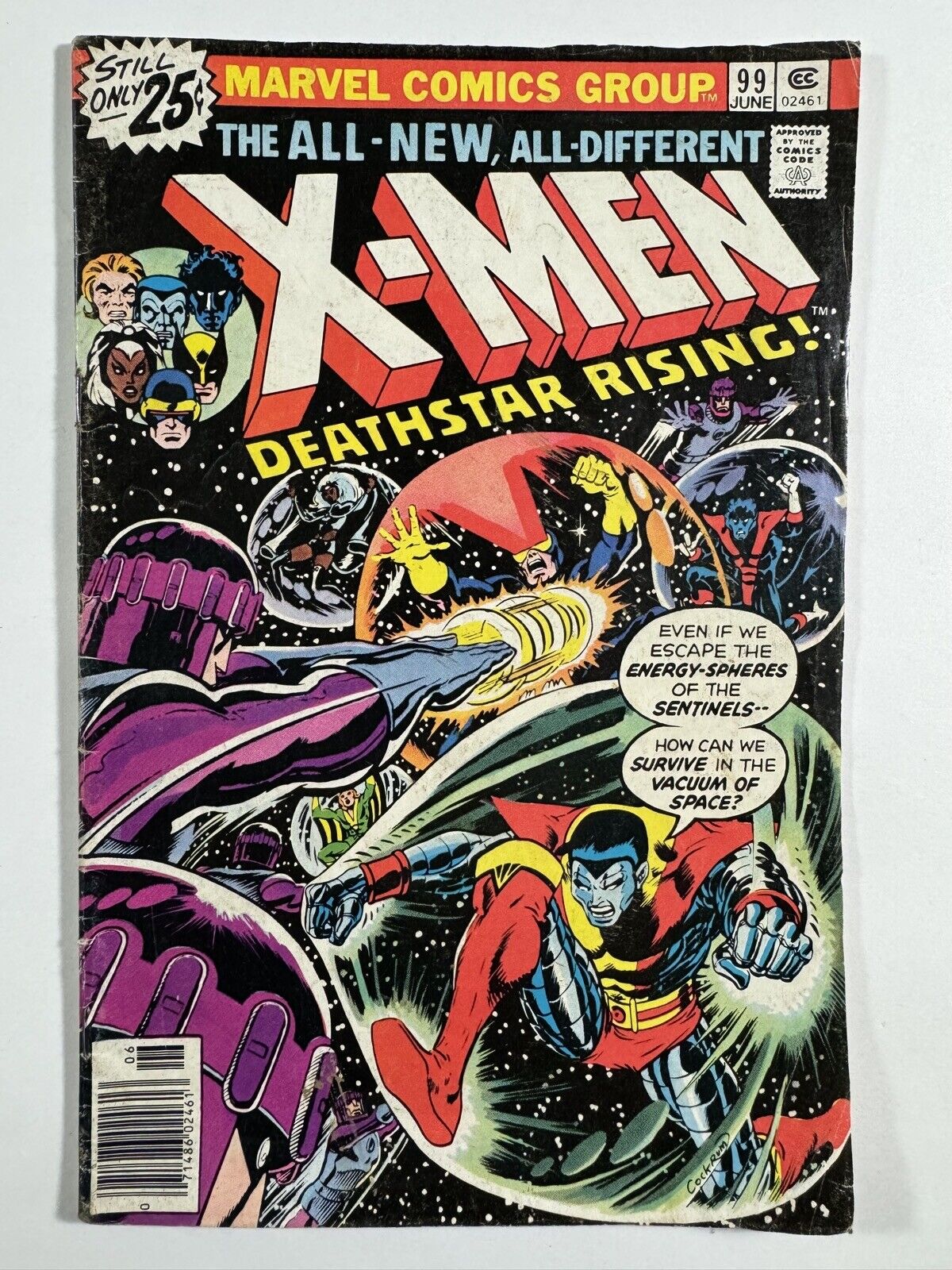X-MEN #99: Deathstar Rising 1976 Marvel Comics