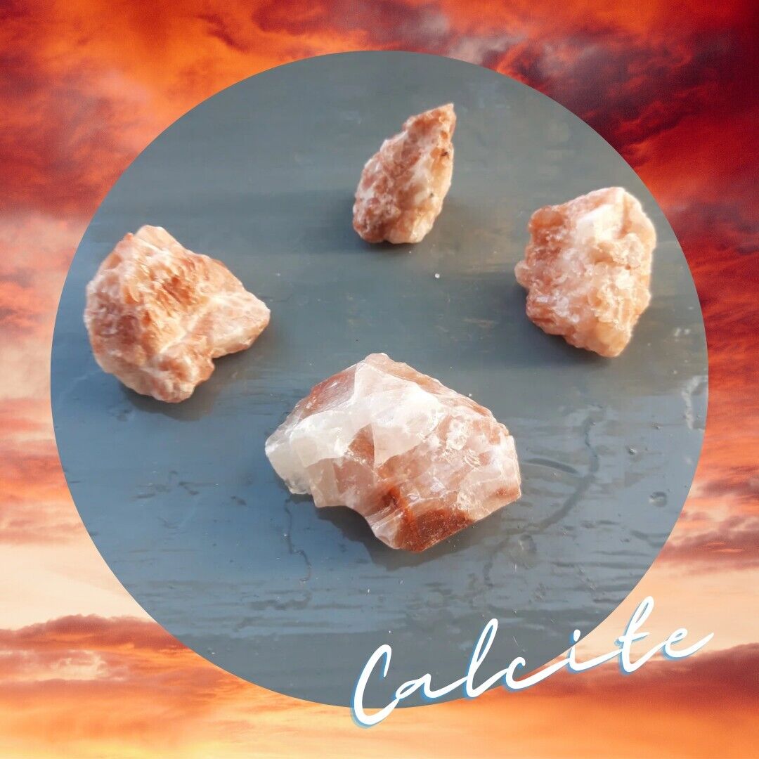 1 x Red Calcite Raw, Rough, Crystal Healing, Reiki, Choice of Weights