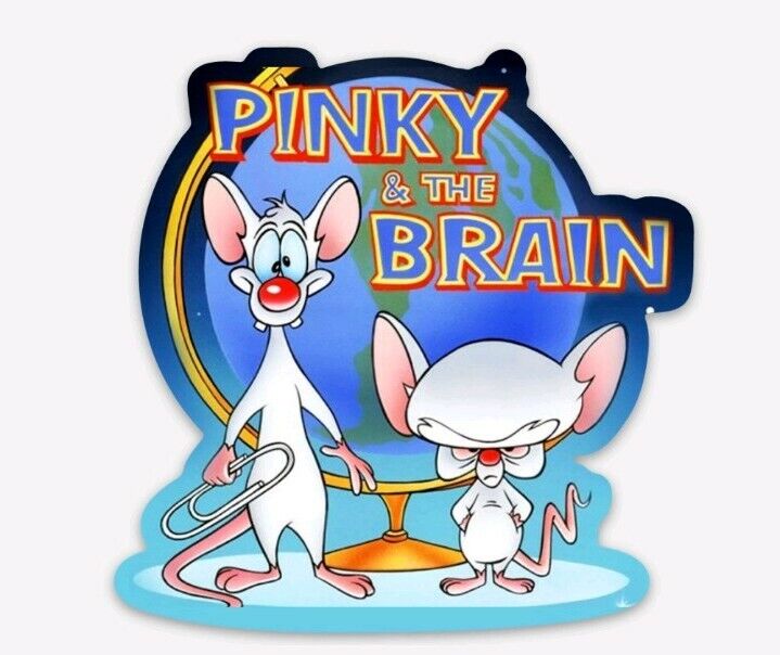  Pinky and the Brain Anamaniacs STICKER - Classic Cartoon Nostalgia vinyl decal