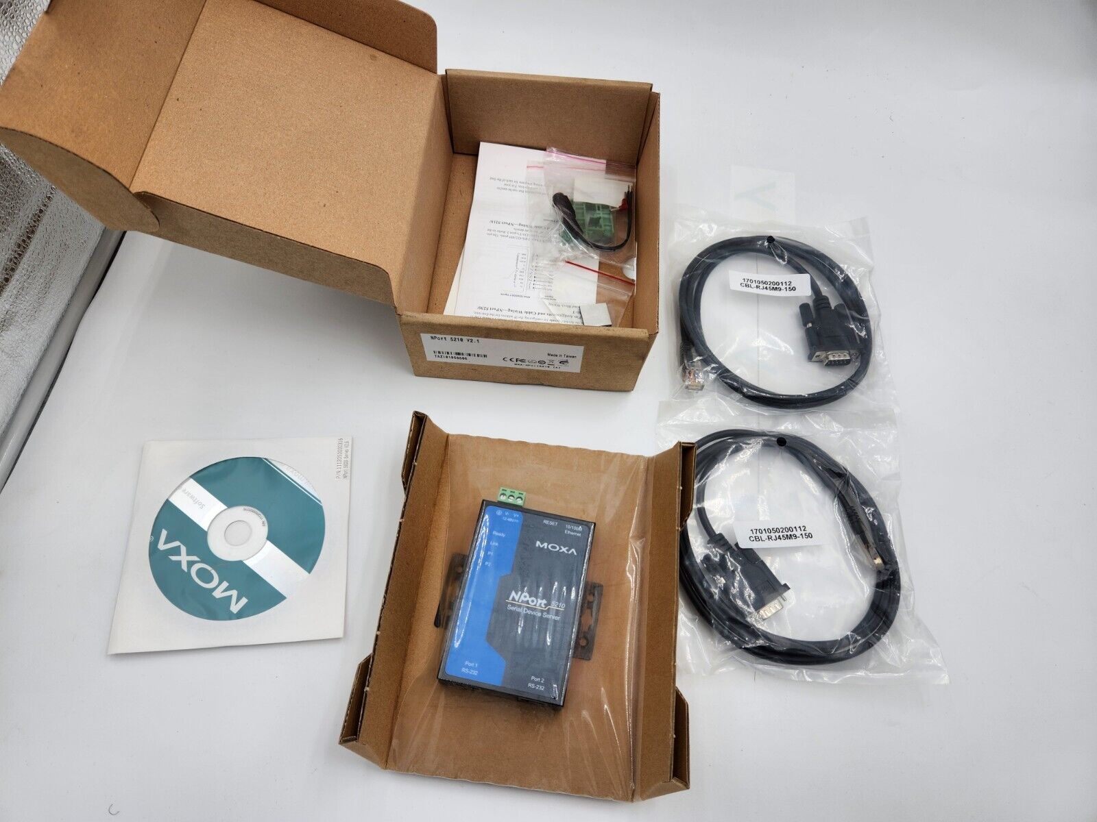 MOXA NPort 5210 RS232 Serial Device Server