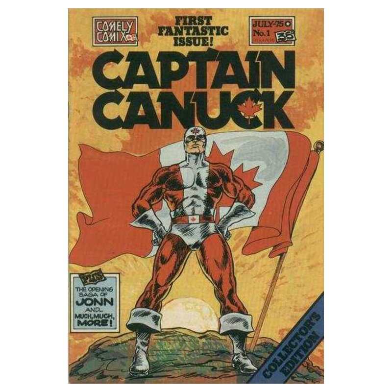 Captain Canuck (1975 series) #1 in Very Fine condition. Comely comics [h/