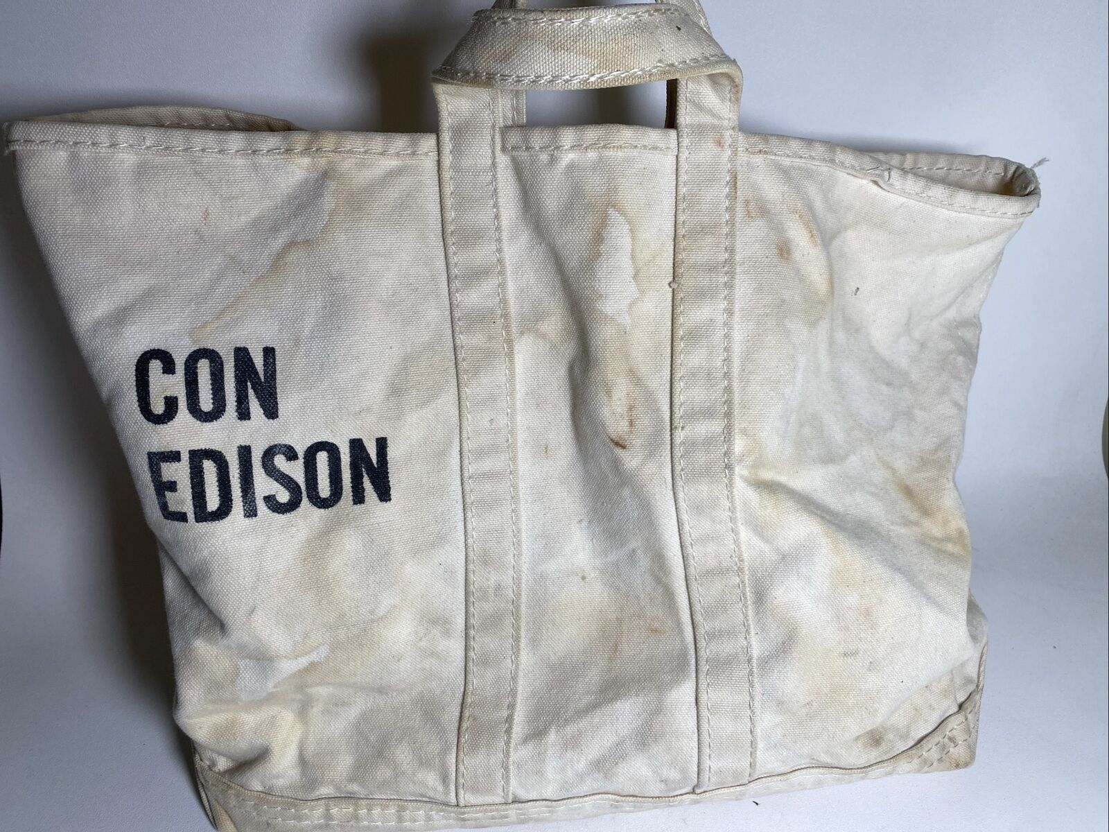 Con Edison Dandux Canvas Tote Bag 18x8x14 NYC Electric Utilities