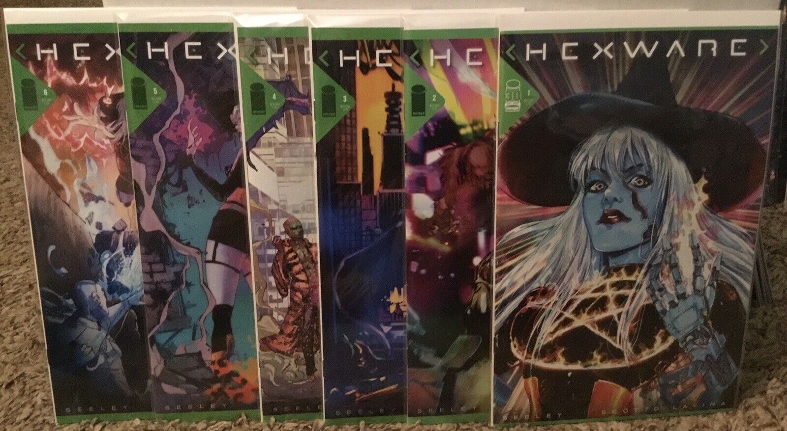 Hexware #1-6 Complete Cover A Lot 1-6 Image Comics 2022 Tim Seeley