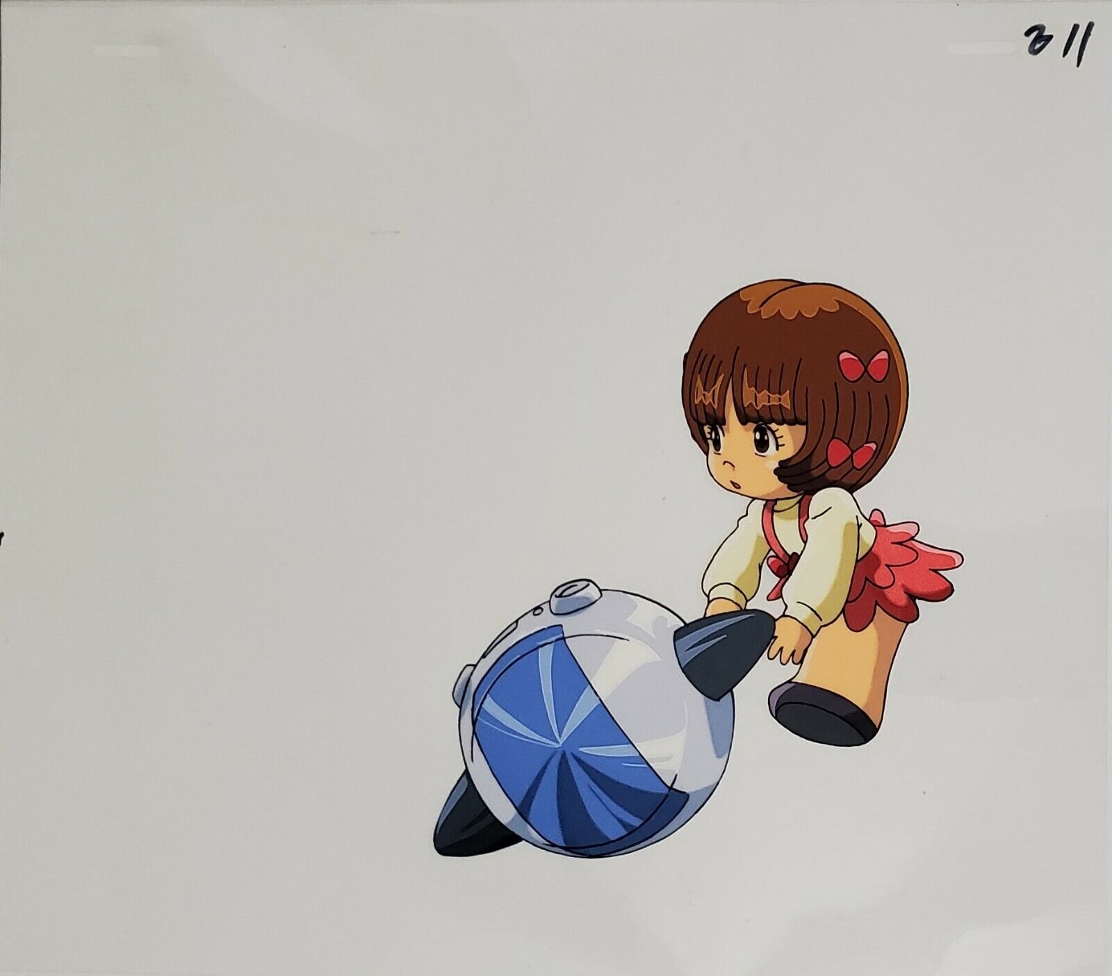 Girl Secondary Character Astro Boy - Astro Boy Cartoon Production Cel & Drawing