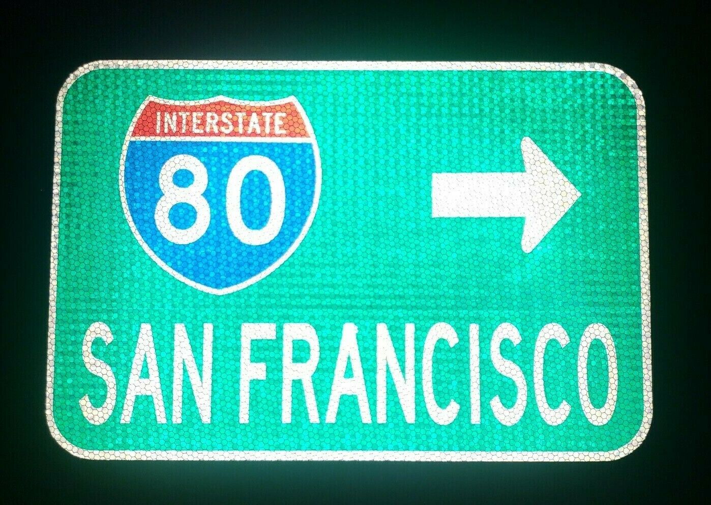 SAN FRANCISCO, California route road sign 18\