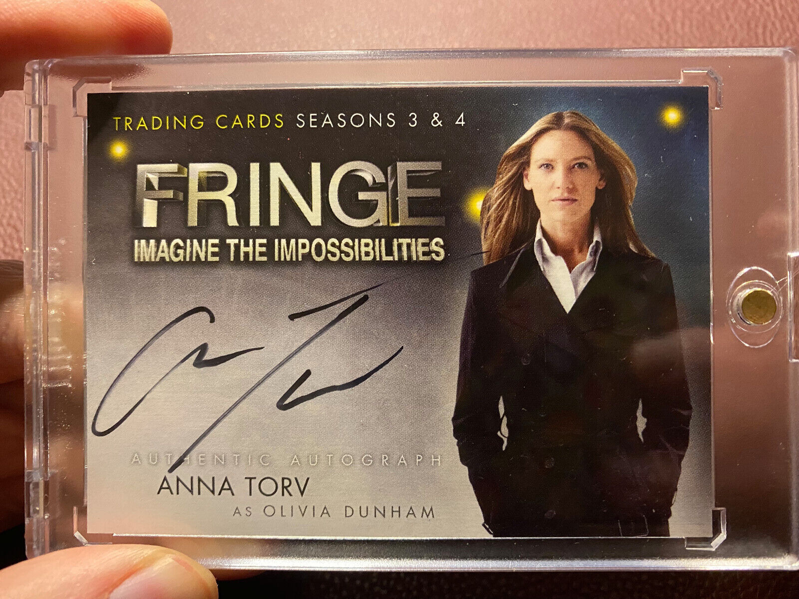 Fringe Anna Torv Season 3/4 Autograph Cryptozoic A1 CZX
