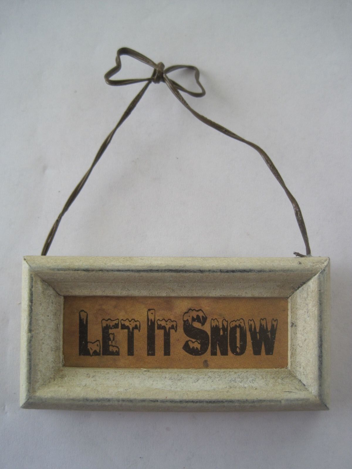 Let It Snow Country Ornament 3\
