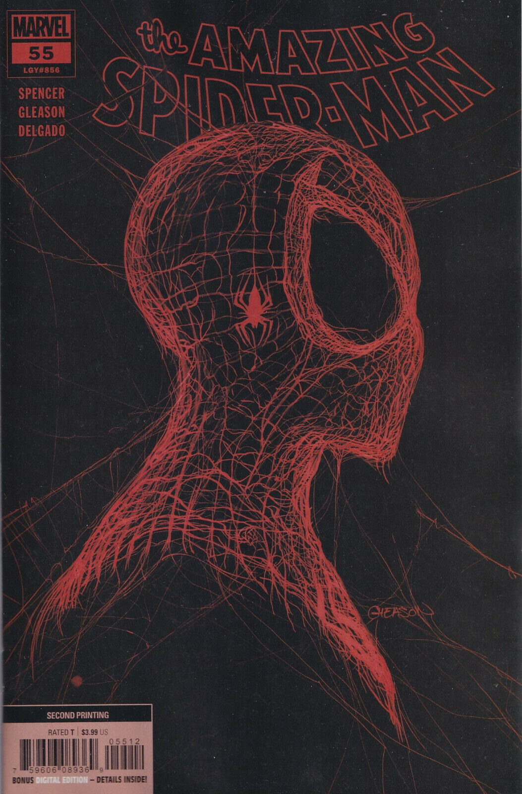 AMAZING SPIDER-MAN #55 (2nd Print)(Patrick Gleason Webhead Variant) ~ Marvel