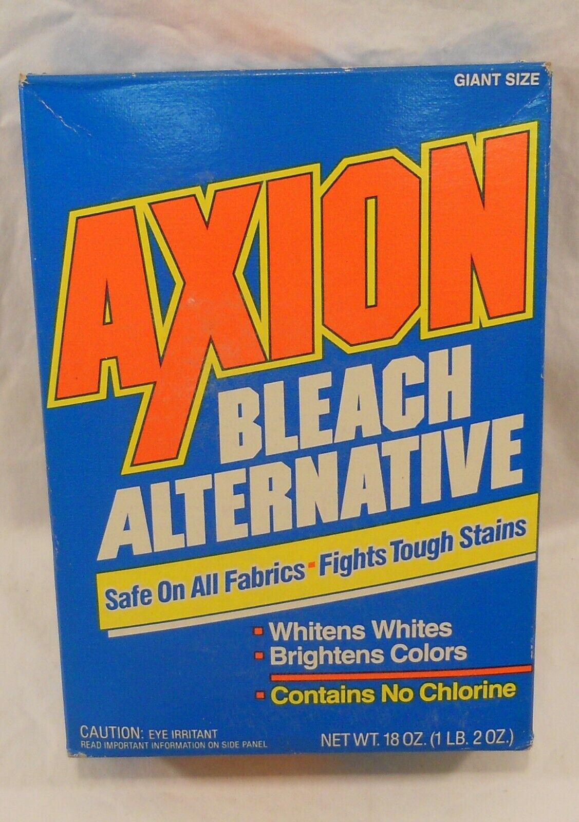 vintage Axion laundry powder full Box unopened Colgate