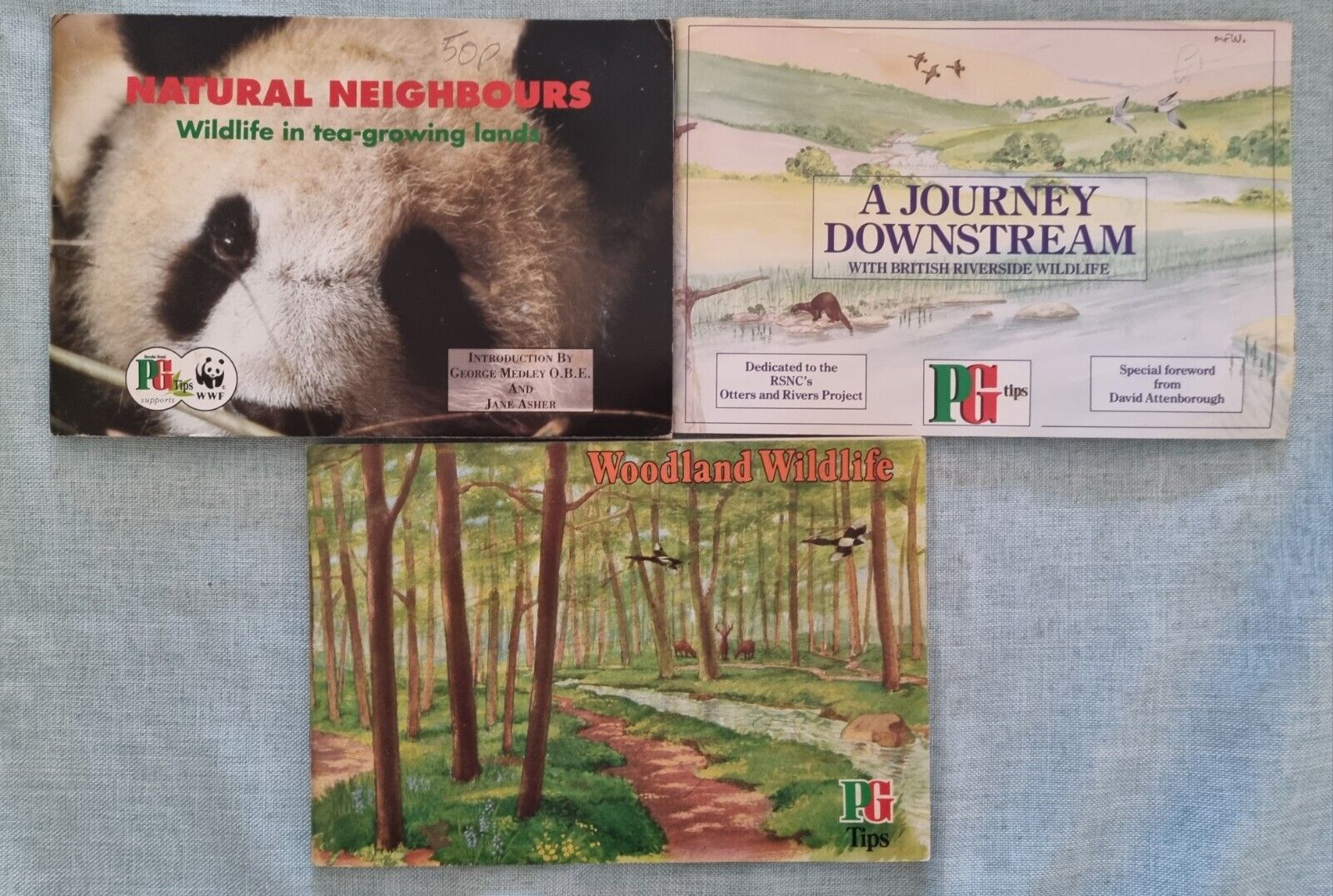 3x PG Tips Wildlife Themed Collector Cards