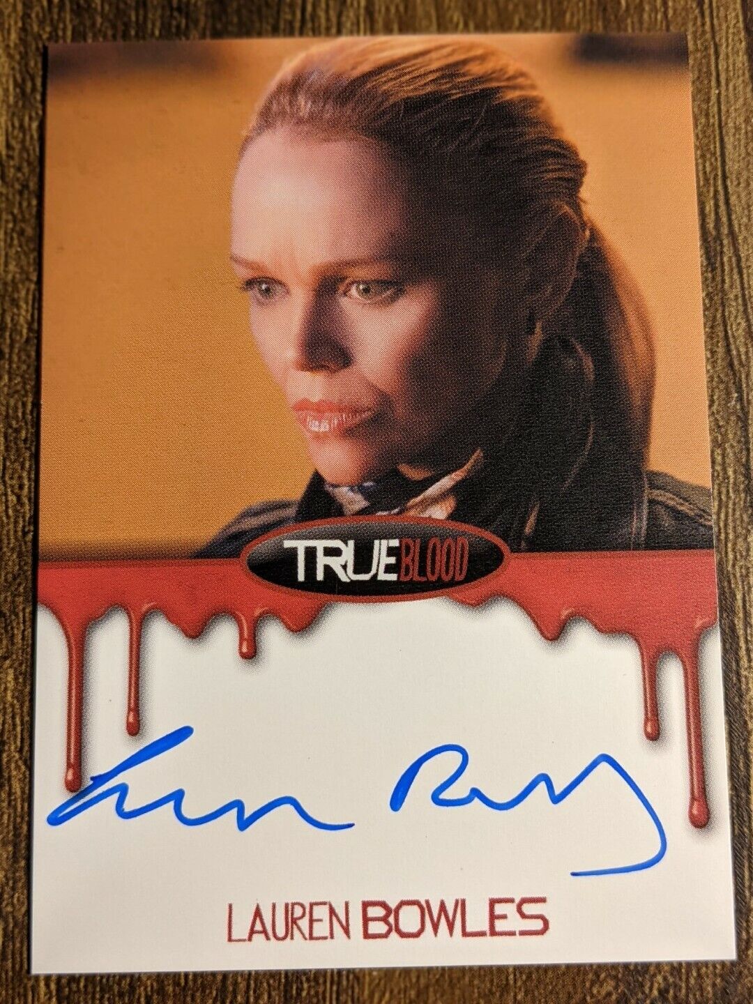 2012 TRUE BLOOD Premiere Ed #18 LAUREN BOWLES Bleed Auto Holly Cleary / SEINFELD
