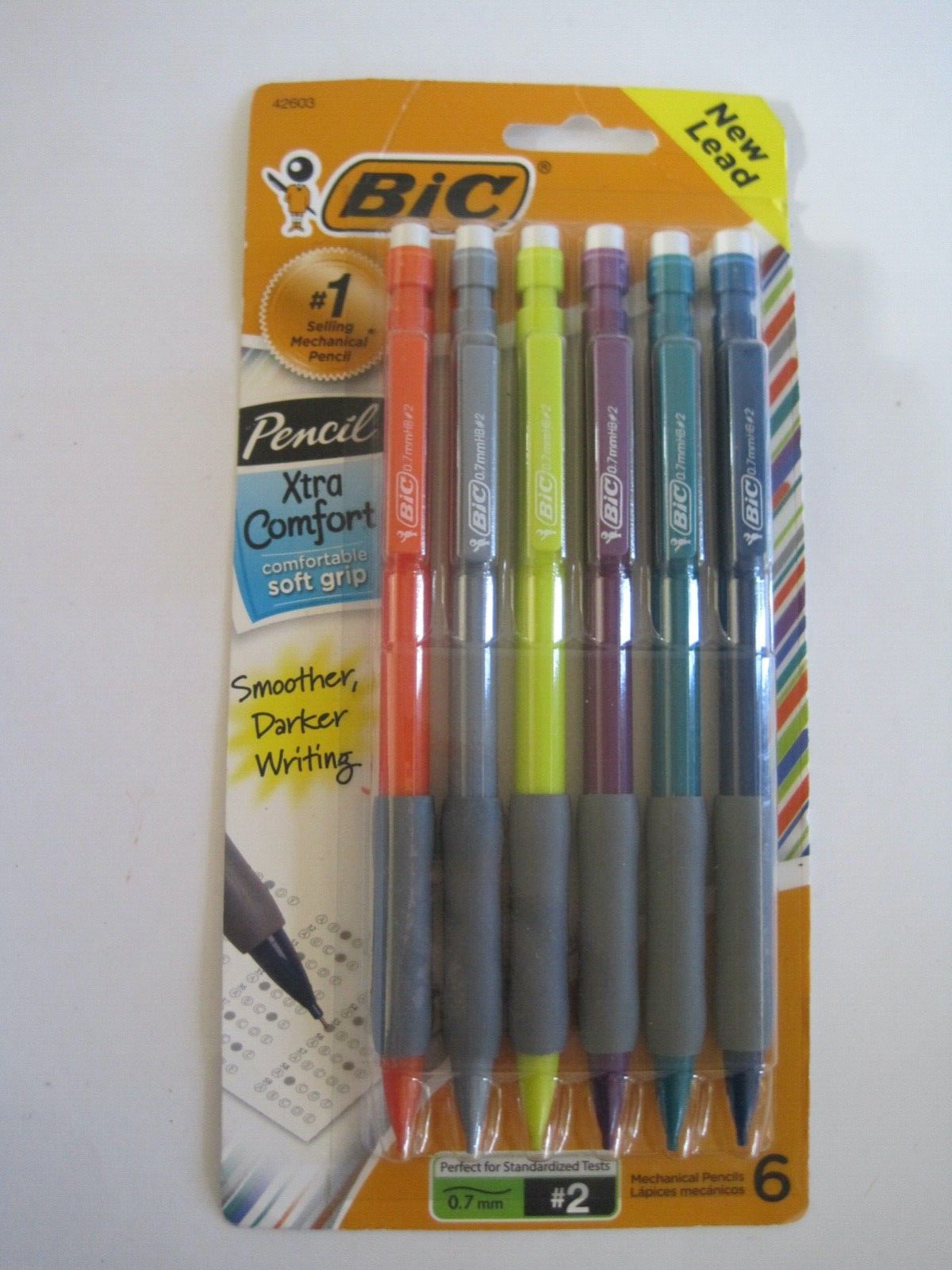 Bic Extra Comfort Pencils Soft Grab NIP