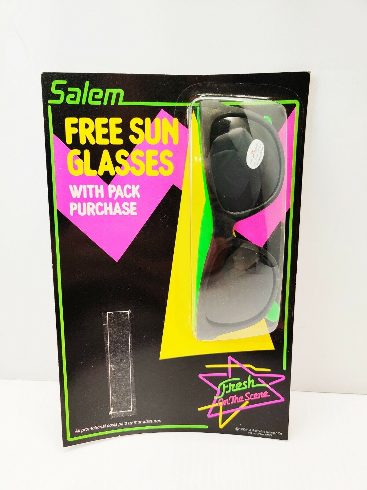 Vintage 1990 Salem Cigarettes Promotional Sunglasses New In Packaging NOS