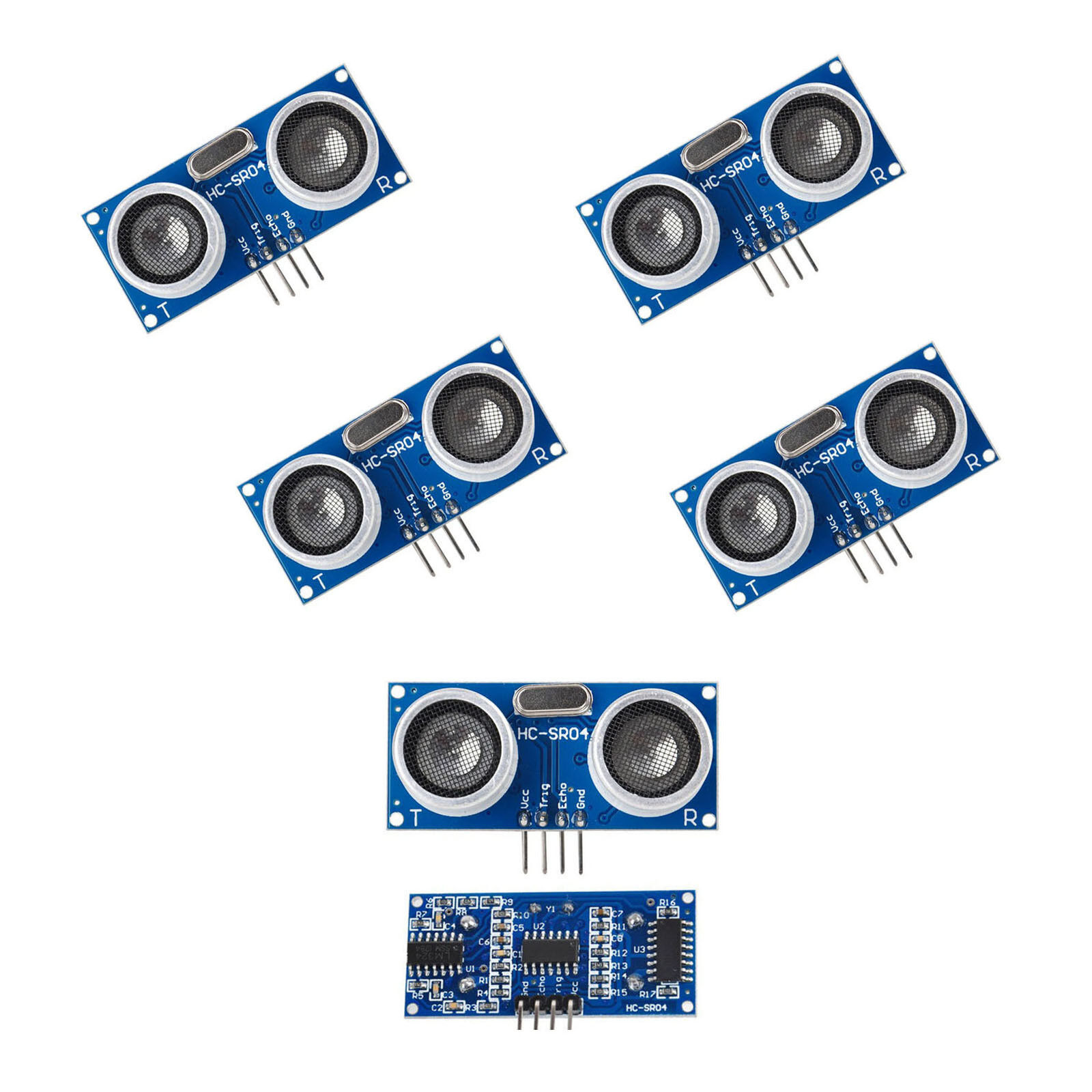 5pcs Ultrasonic Module HC-SR04 Distance Transducer Sensor for Arduino Robot