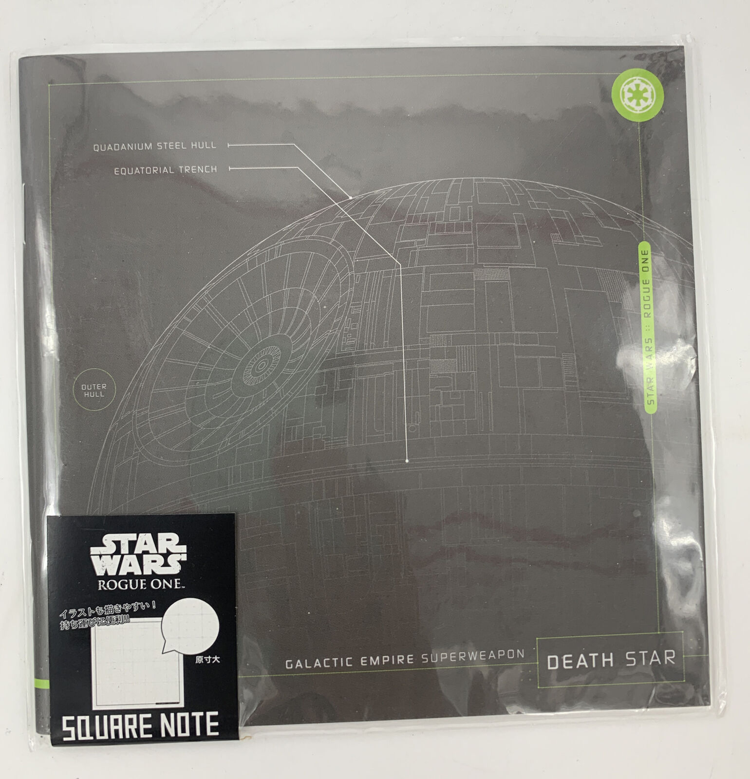 Star Wars: Rogue One - Plans  square Note Pad Disney Japan New