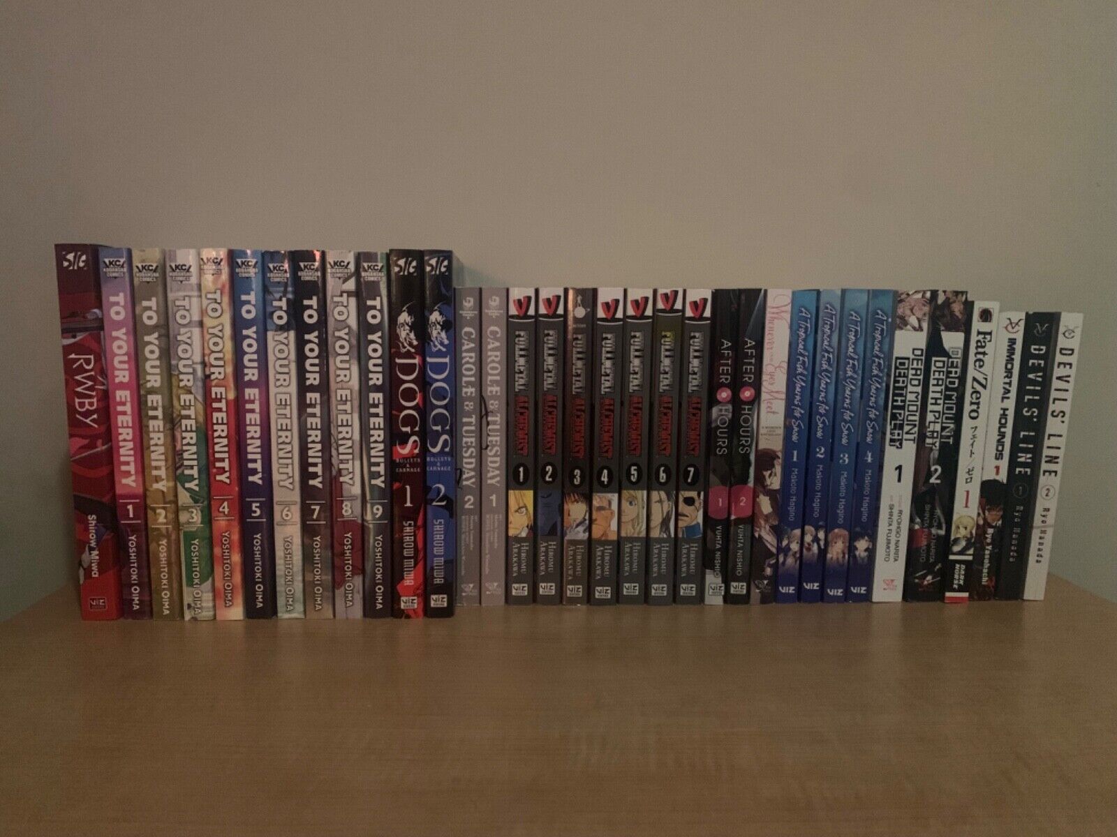 Mixed manga lot (33 vol, check pictures or description for names)