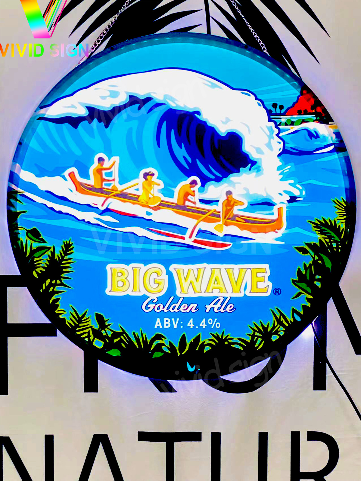 Kona Big Wave Golden Ale LED 3D Neon Sign 20