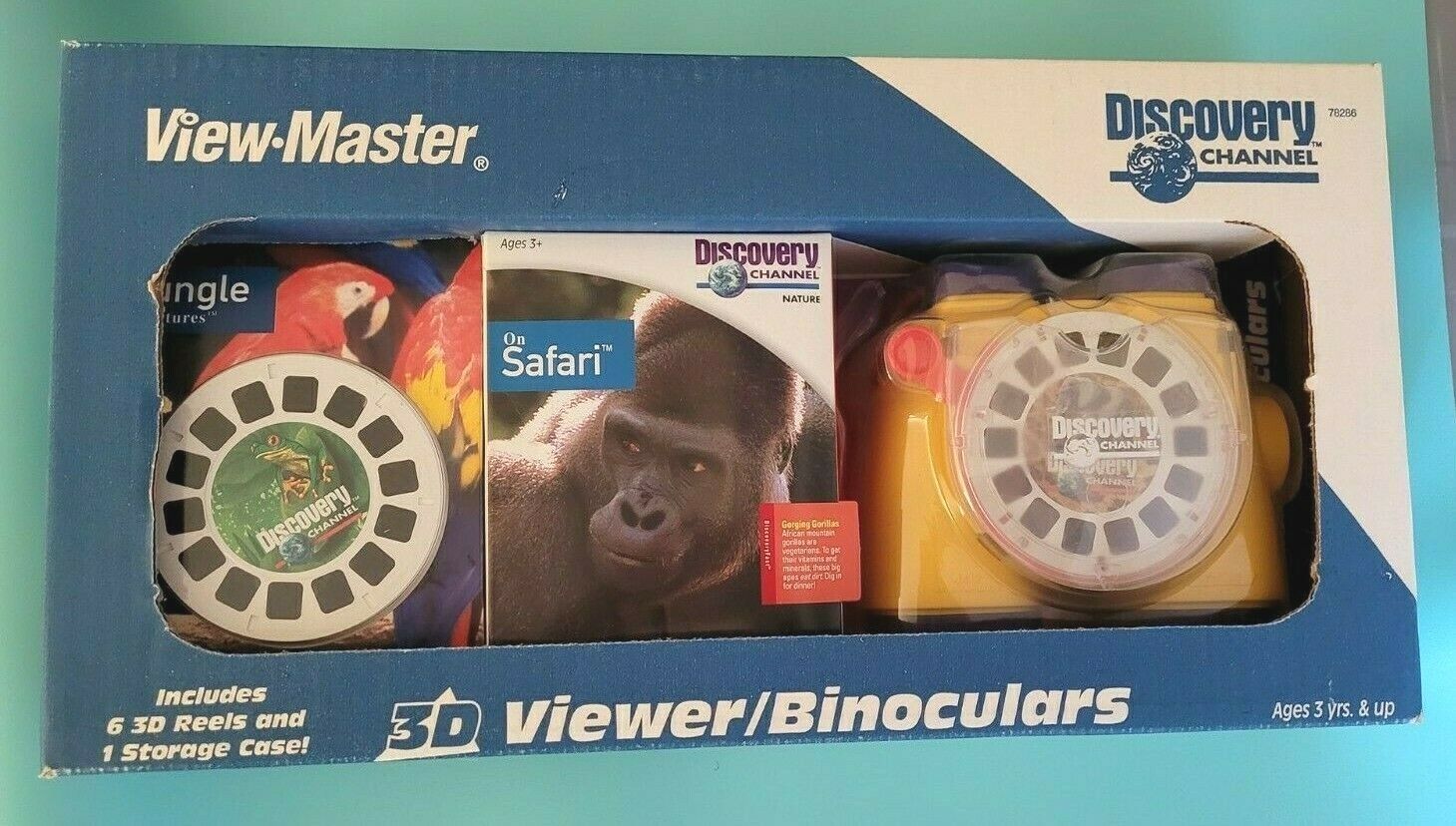 A Sealed Original Discovery Channel Store Giftset view-master Viewer Reels Boxed