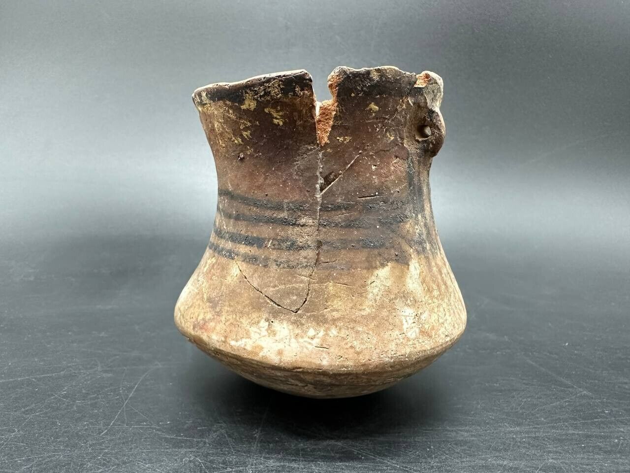 Ancient Amphora Chalice of the Trypillian Culture 5400 and 2750 BC.