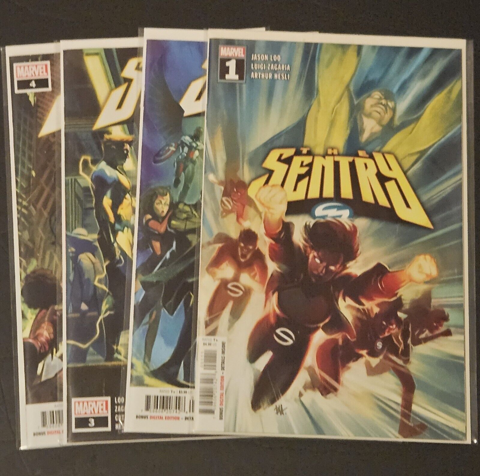 THE SENTRY 1-4 High Grade Complete Set Marvel (2024) Many 1st Appearance Spec