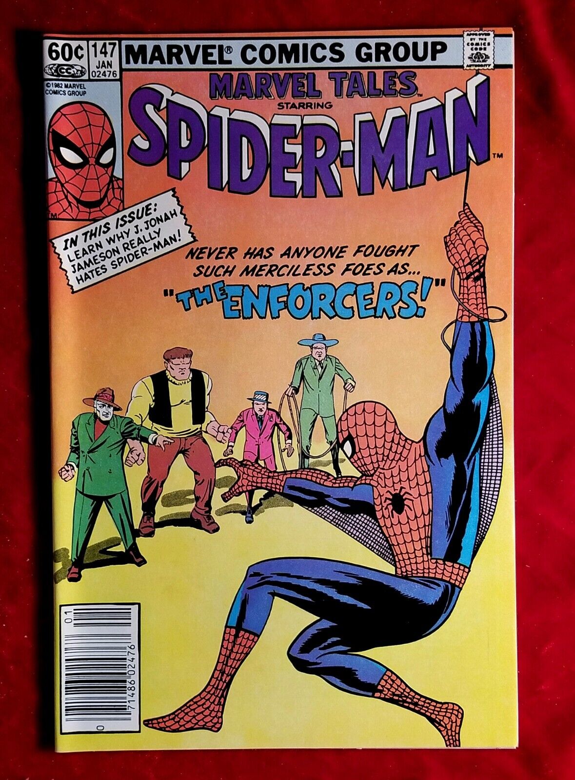 1982 Marvel Tales Spider-Man 147 NM+ The Enforcers reprint App NEWSSTAND