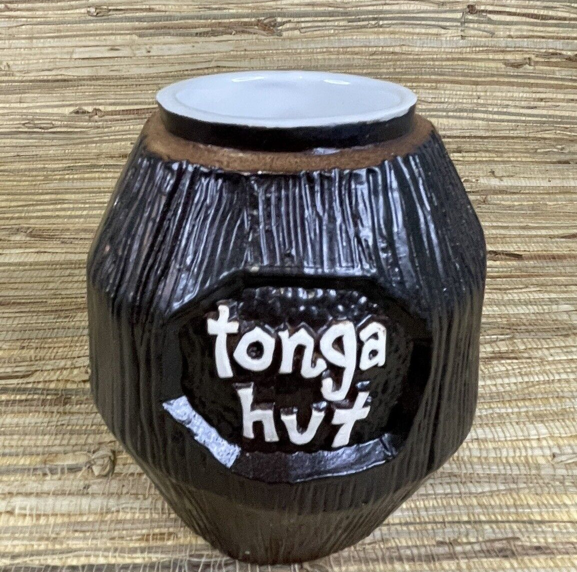 Tonga Hut Coconut Tiki Mug by Eekum Bookum #014 New Sold at Tiki Fever