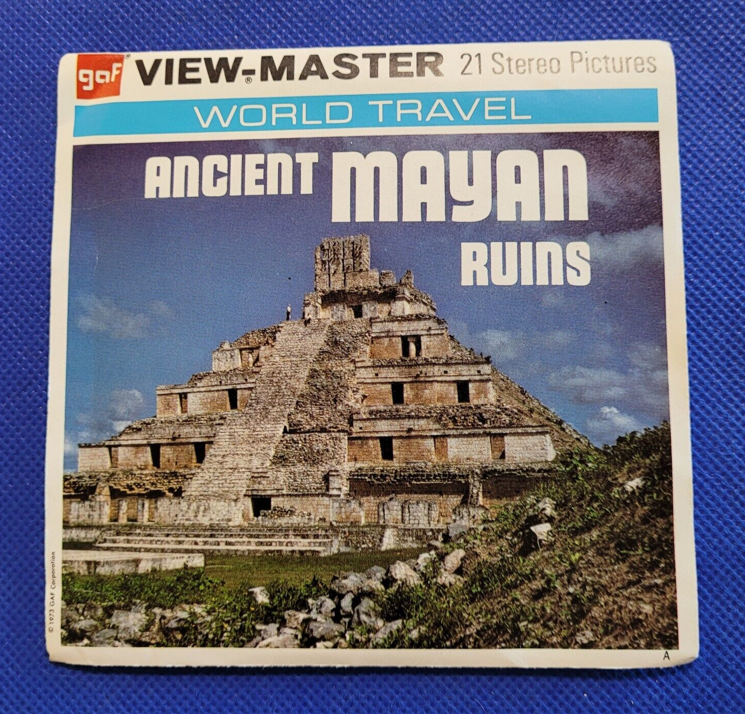 Scarce Gaf F009 Ancient Mayan Ruins Southeastern Mexico view-master Reels Packet