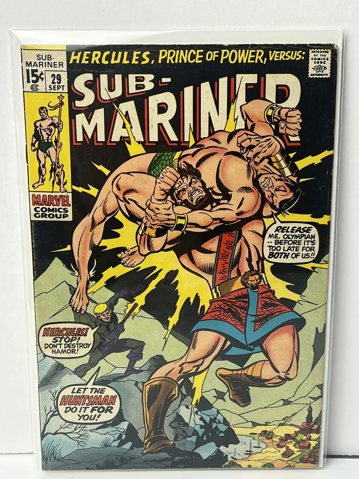 Prince Namor The Sub-Mariner #29 Marvel Comics 1970 Bronze Age Comic Boarded