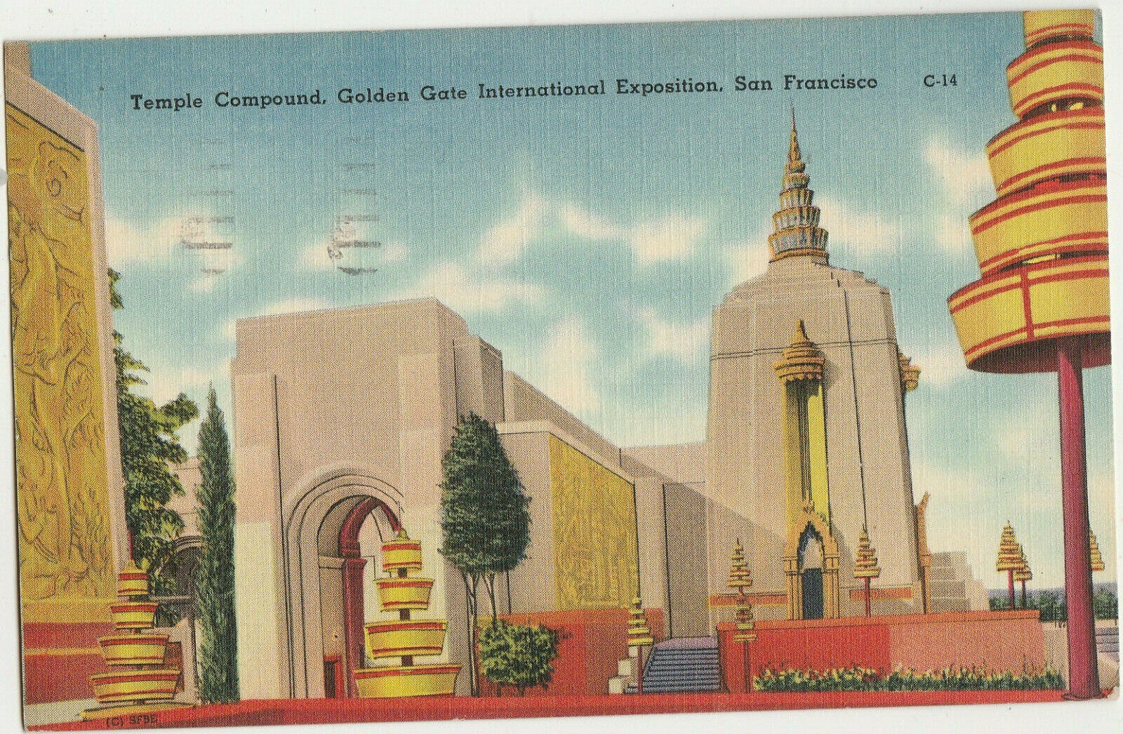 Temple Compound-Golden Gate International Exposition-San Francisco-Ca