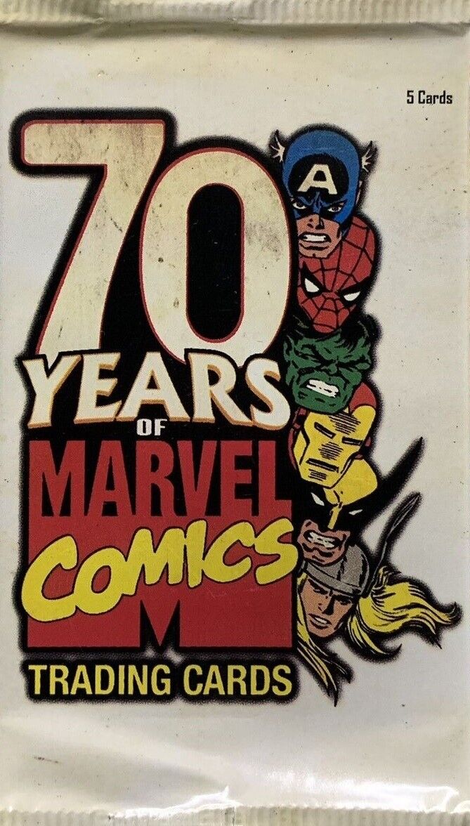 2010 70 Years of Marvel Comics Sealed Packs 24 Pack Lot