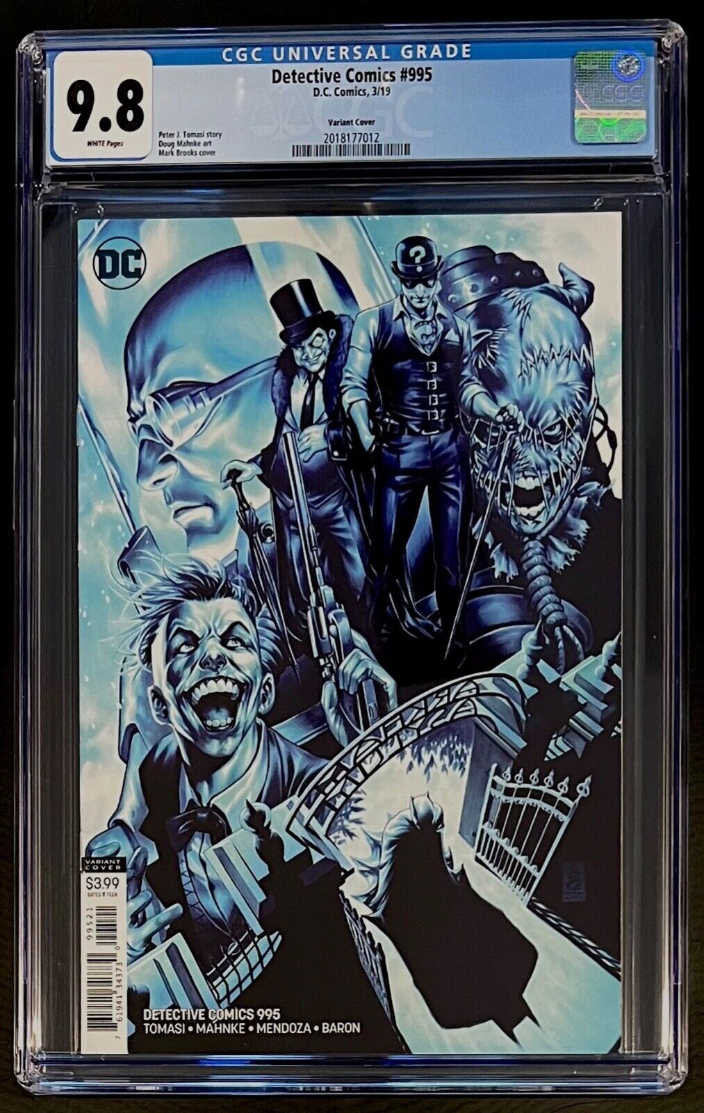 Detective Comics #995 CGC 9.8 Mark Brooks Variant Cover Dc Comics 2019