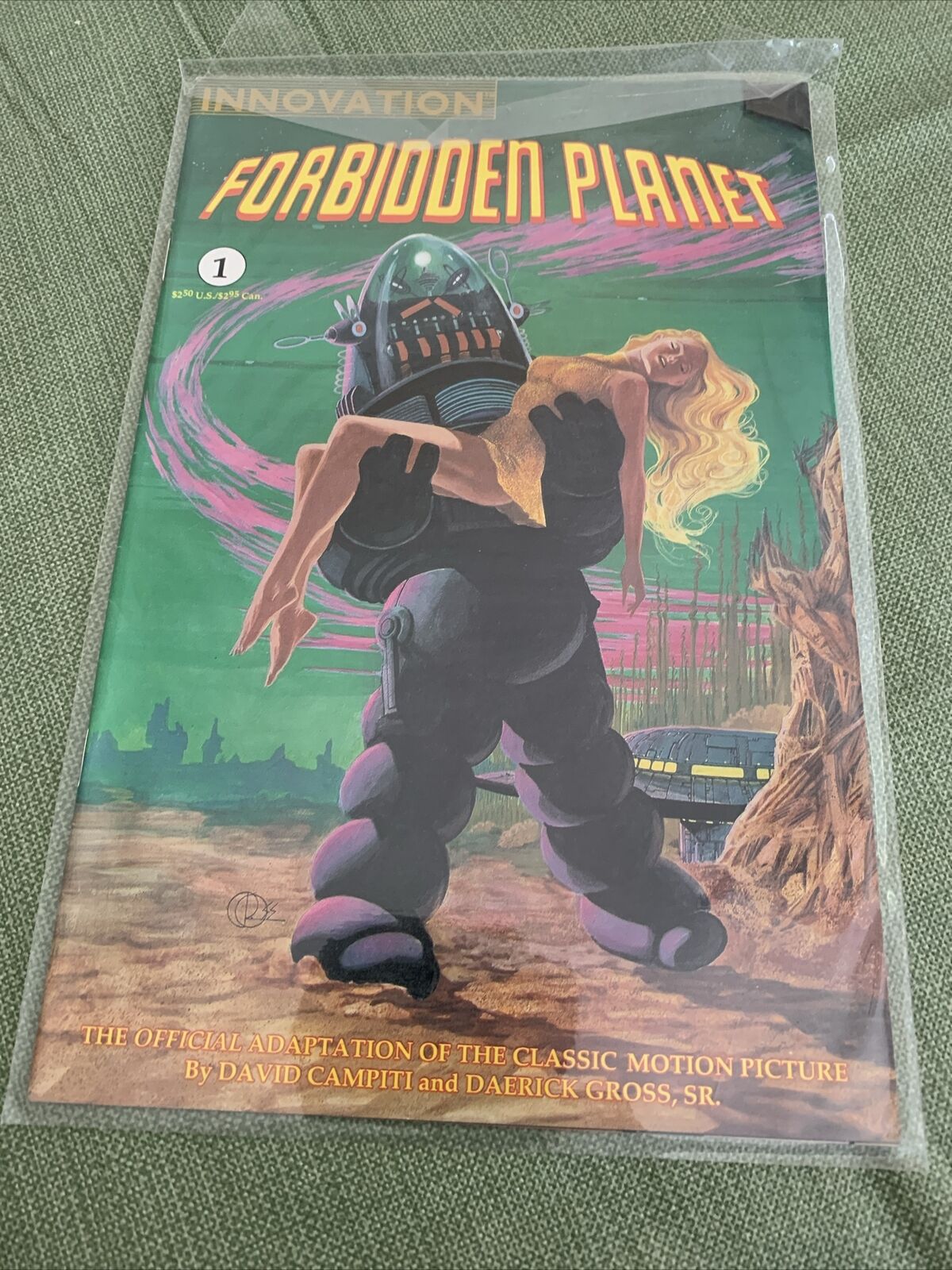 FORBIDDEN PLANET  #1 INNOVATION COMICS 1992 ROBBIE THE ROBOT  Unread