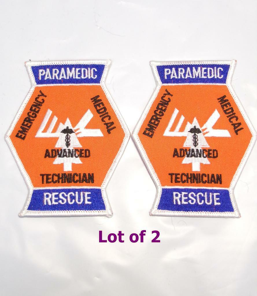  PARAMEDIC EMT ADVANCE RESCUE Uniform Sleeve Patch for EMT/EMS/FIREMAN 4 1/4\